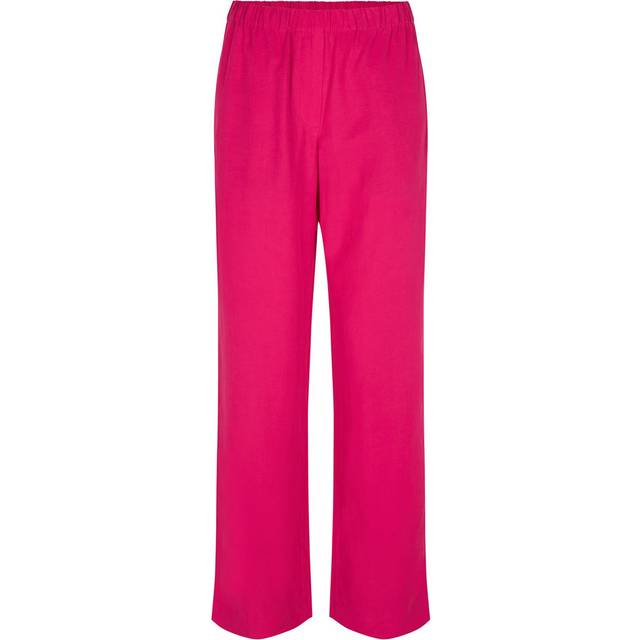Samsøe & Samsøe - Hoys Straight Pants Linen  - Byxor - Jazzy - XXS