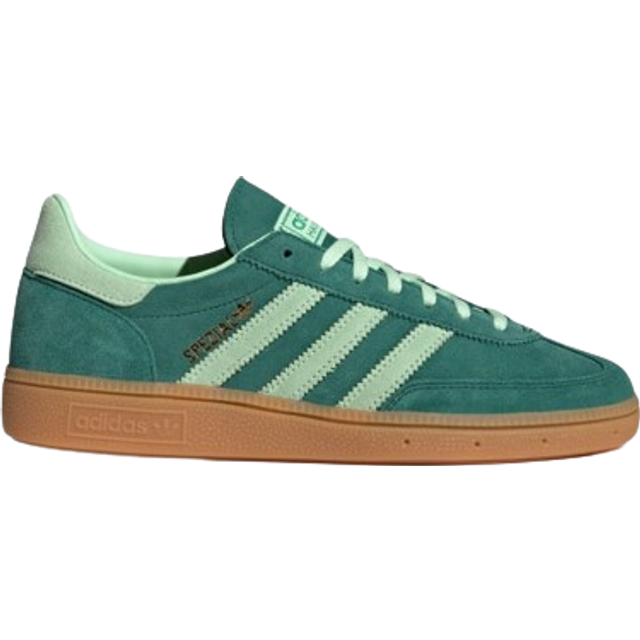 adidas Handball Spezial Sneaker (Collegiate Green/Semi Green Spark/Gum 1 - 3.5) - Size 3.5 - Women's