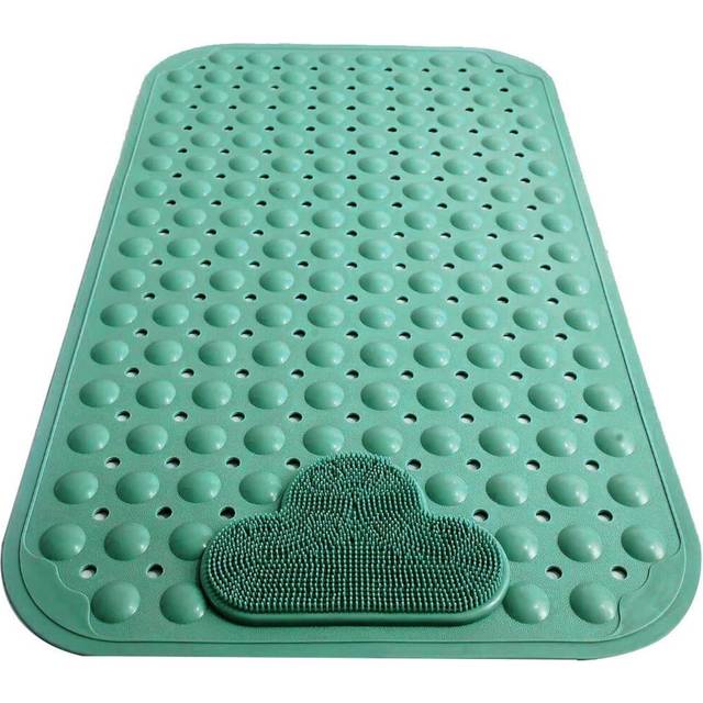 Non-Slip Bath Mat with Foot Massage Area Bathroom Shower Mat Shower Stall Mat with Suction Cups15*27