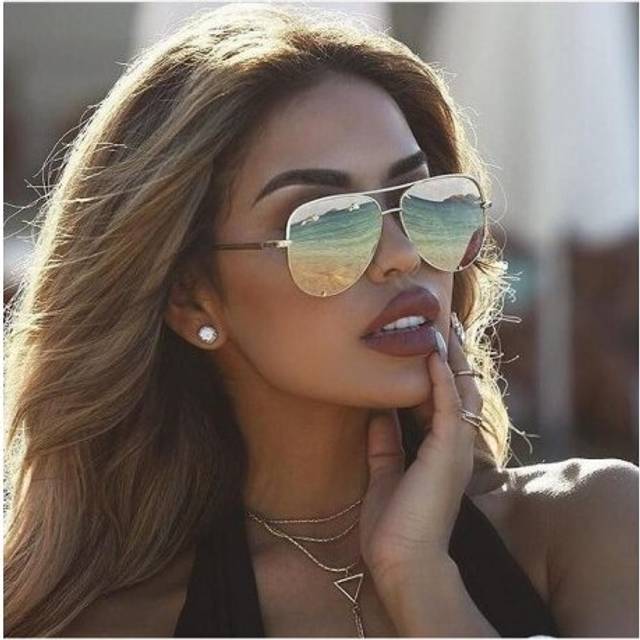 (C2) KOTTDO Fashion Sexy Women Large Round Driving Sunglasses Men Black Glasses Frame Retro Vintage Sun Glasses Classic Lady UV400