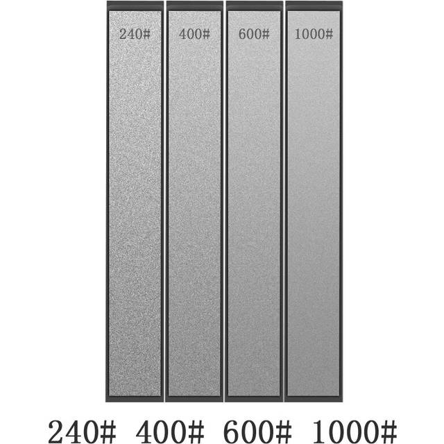 (a-Black Diamond) Diamond 240 400 600 1000# professional Diamond sharpening stone knife sharpener Fixed angle knife sharpener stone whetstone