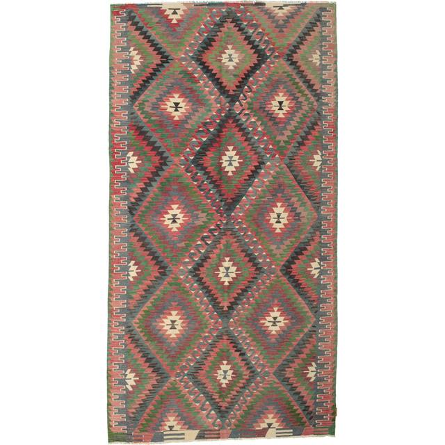 Kelim Vintage Turkisk Matta 172x326