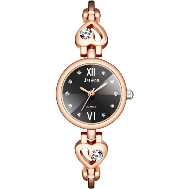 Women Very Fine Stainless Steel Diamond Band Small Dial Quartz Wristwatch Dress Clock Ladies Watches