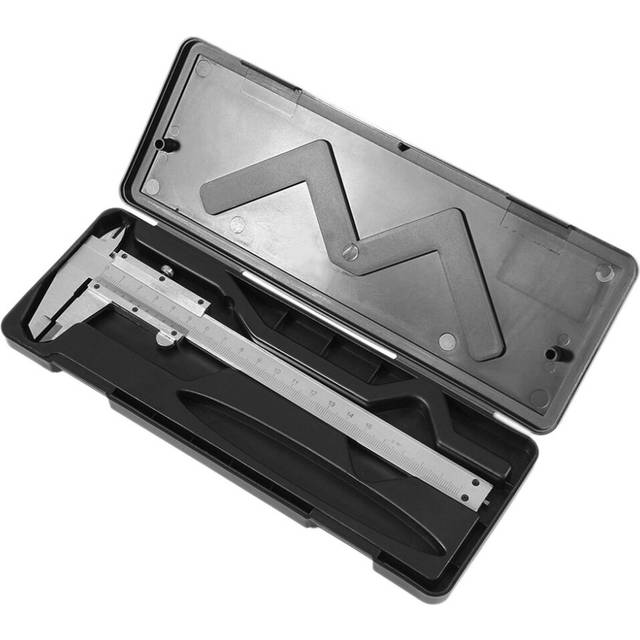 "Vernier Caliper 6"" 0-150mm/0.02mm Metal Carbon Steel Calipers Gauge Tool"
