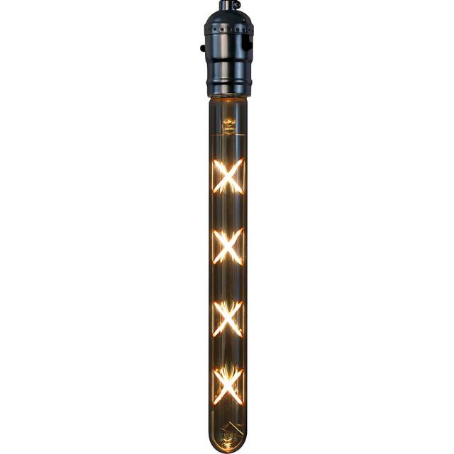 Anson 4W E27 LED Vintage Edison Tube Light Bulb Amber (E27/Medium (Standard))