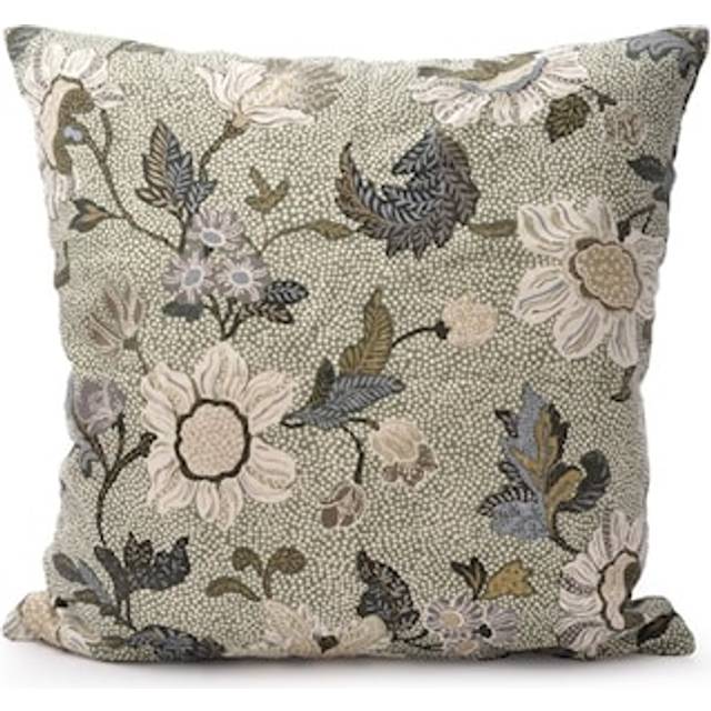 Ceannis Flower kuddfodral 50x50 cm Soft green - Grön
