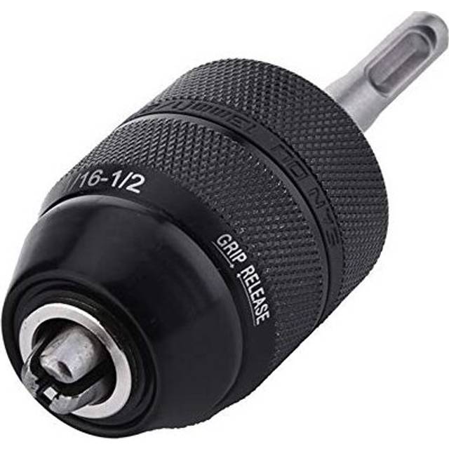 Mesee 2-13MM Keyless Drill Chuck with SDS Plus Adaptor, Professional Heavy Duty 1/2-20UNF Mount Quick Change Self-Tighten Drill Chuck Adapter