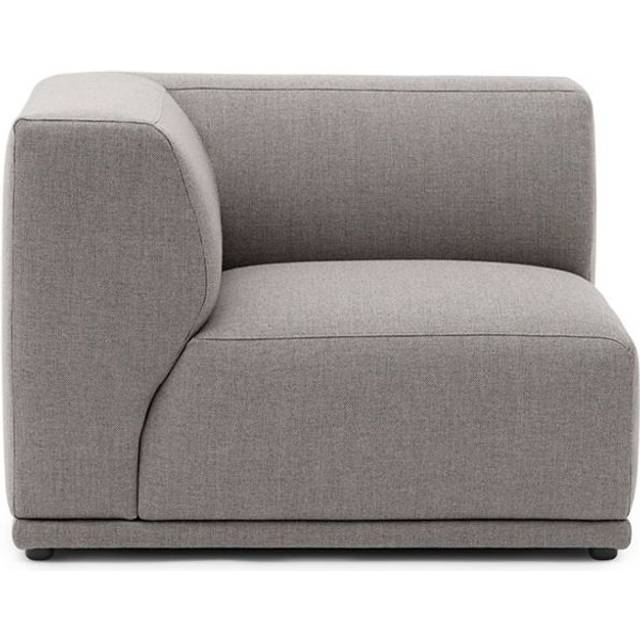 Muuto - Connect Soft Modular Sofa - Modules - Modulär soffa - Corner (F) - Re-wool 128 - H: 69 x W: 99 x D: 99 x SH: 40 cm