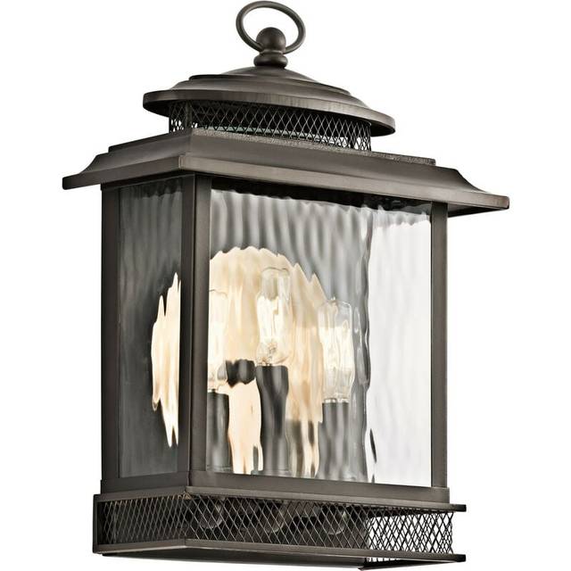 Elstead - 3 Light Outdoor Large Wall Lantern Light Olde Bronze, E14