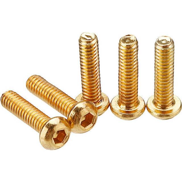 (8mm) 50Pcs Titanium Plated M3 Hex Socket Button Head Screws Alloy Steel 12.9 Grade Screw Bolt 5-20mm