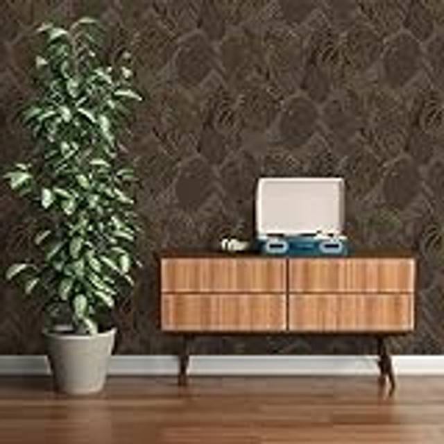 Galerie Flourish Tree Leaf Bronze Brown Wallpaper FL61157, Brown