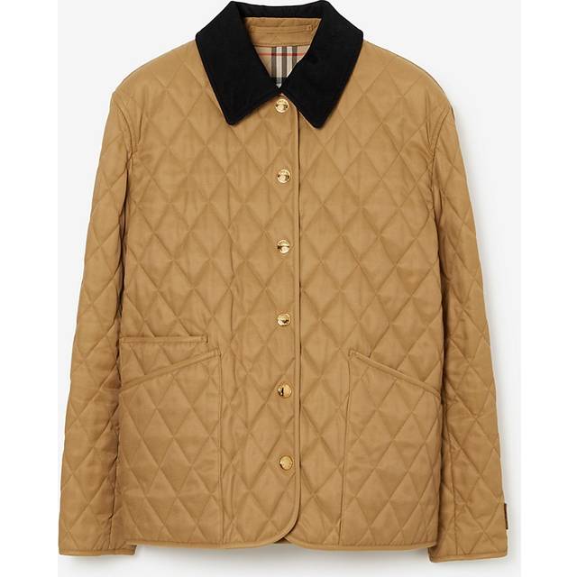 Burberry Quilted Barn Jacket - Camel - L