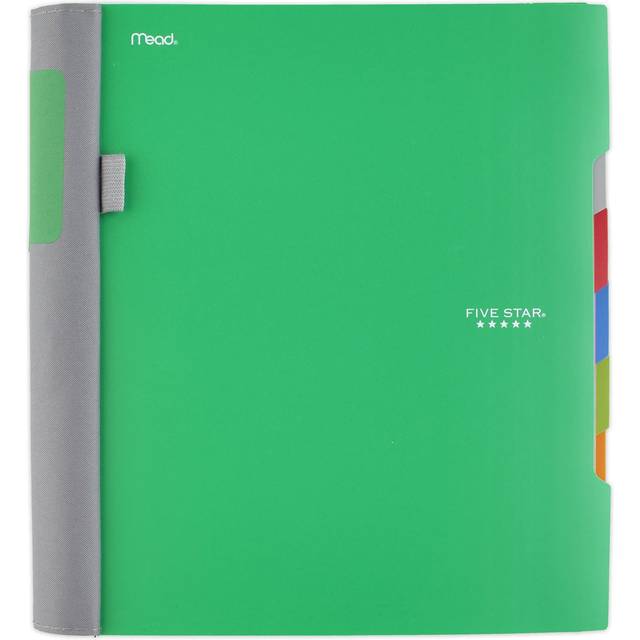 Five Star Spiral Notebook + Study App  5 Subject  College Ruled Paper  Advance Notebook with Spiral Guard  Movable Tabbed Dividers and Expanding Pocke