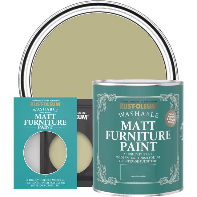 Rust-Oleum Matt Furniture Paint - SAGE GREEN - 10ml - Green