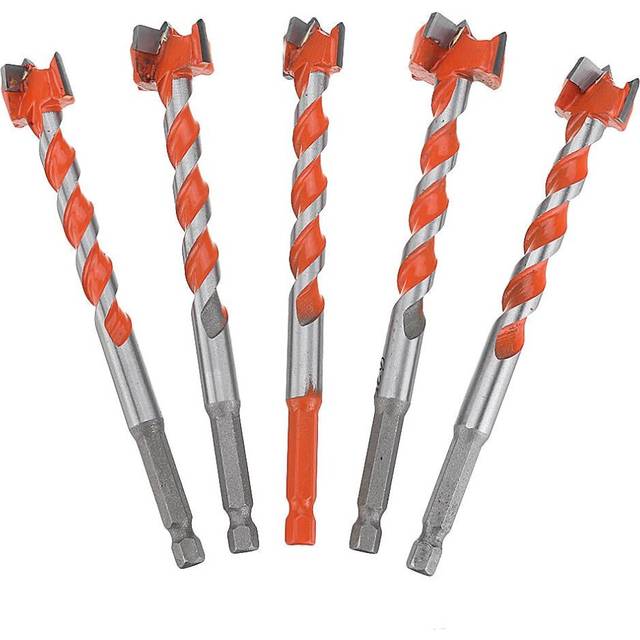 (25mm) 16-25mm Hex Shank Twist Forstner Drill Bit Set Hinge Hole Cutters Woodworking Saw