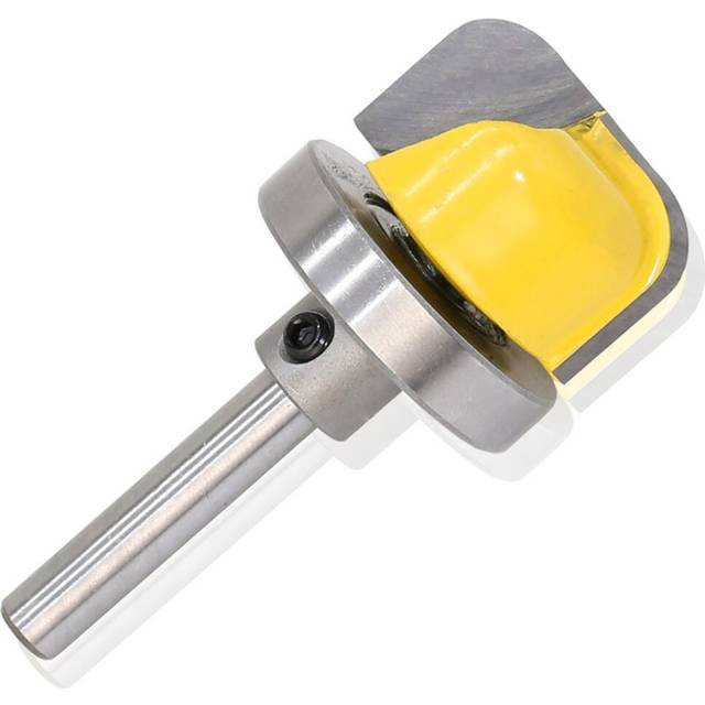 1pc 8mm Shank Bowl Tray Router Bit Round Nose Milling Cutter with Bearing for Wood Woodworking