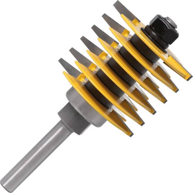"(1/2"" 12.7mm) Finger Joint Router Bit Tenon Cutter Industrial Grade for Wood Tool 8mm and 1/2'' Shank Optional"