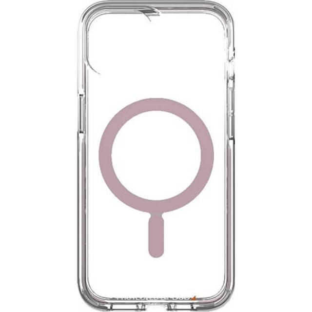 "Case For iPhone 13 / 14 (6.1"") GEAR4 Piccadilly Snap with D30 Pink Clear Case"
