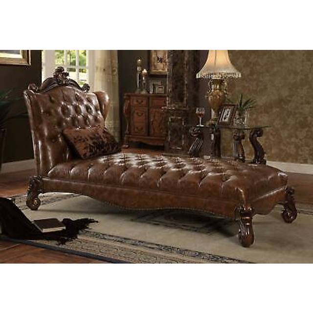Luxury sofa chaise lounger chaise antique style upholstery baroque rococo