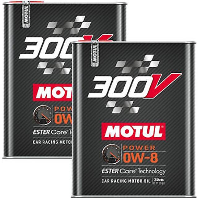 Motul 300V Power Synthetic Motorsport Engine Oil - 2 Litre, 0W8