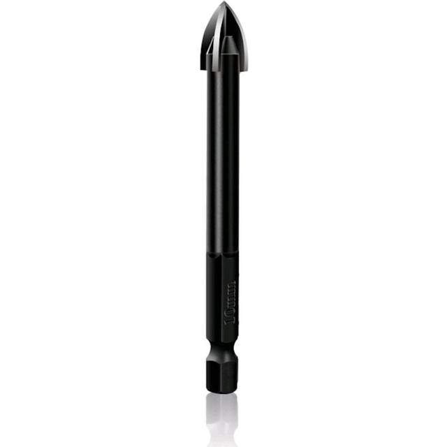(10mm) 6.35mm Diameter Hard Alloy Multi-function Triangle Drill Bit Hole Opener