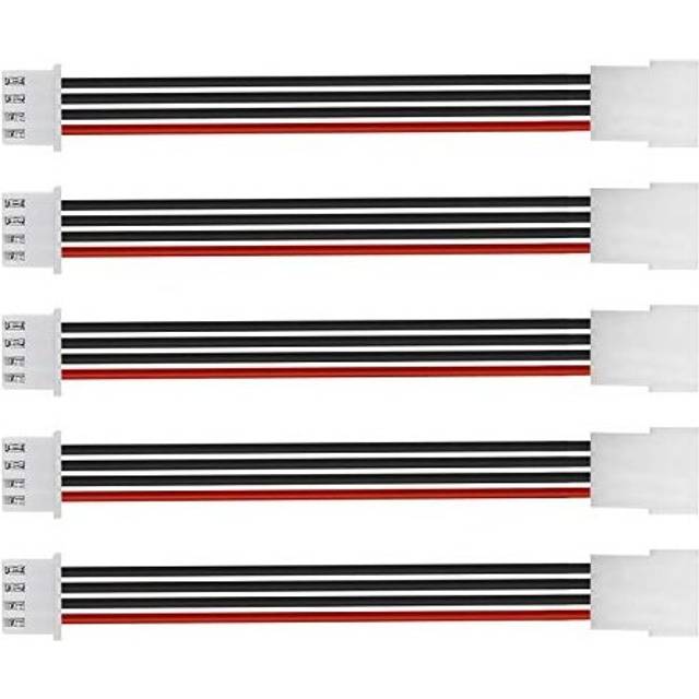 5pcs 3S LiPo Battery Balance Power Cable JST-XH 2.54mm Male Female Connector 22AWG Extended Charging Wires for RC Drone Quadcopter