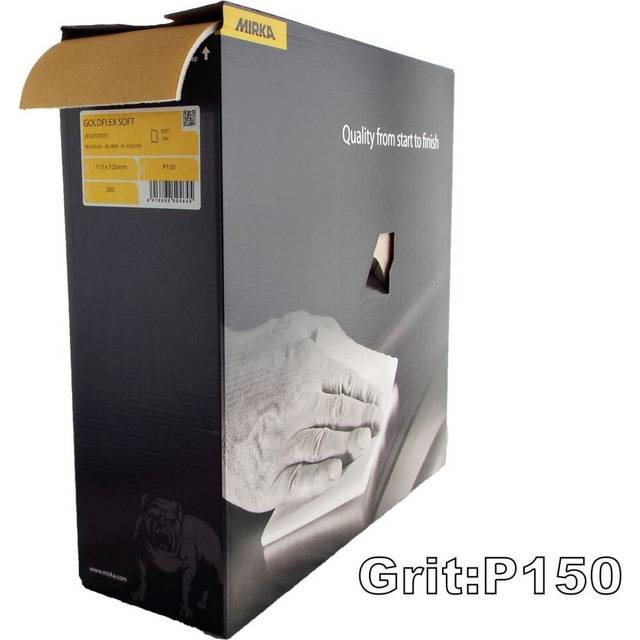 Mirka Goldflex P150 Grit Perforated Roll - 200 Abrasive Sanding Pads