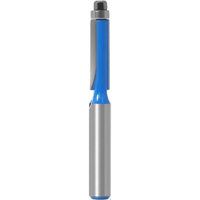 3pc 8mm Shank Mill Cutters Tungsten Template Flush Trim Wood Router Bits With Top Ball Bearings