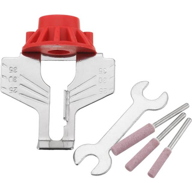 Chain Saw Sharpening Attachment Sharpener Guide Drill Adapter Power Tool Accessories Set