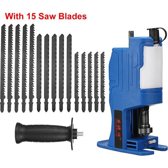 (With 15 Saw blades) Reciprocating Saw Attachment for Electric Drill Wood Metal Cutting Tool