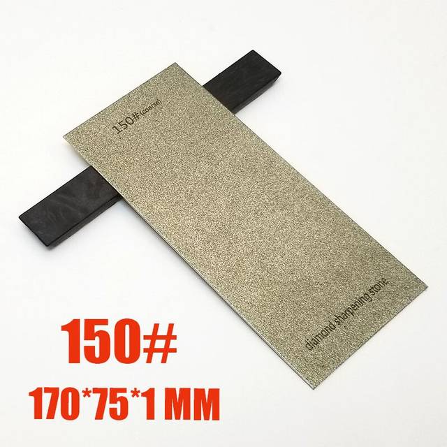 (a-170 75 1 mm 150 grit sharpener) knife sharpener sharpening stone diamond whetstone 80 240 600 1000 2000 3000 grit grinding stones  professional kit