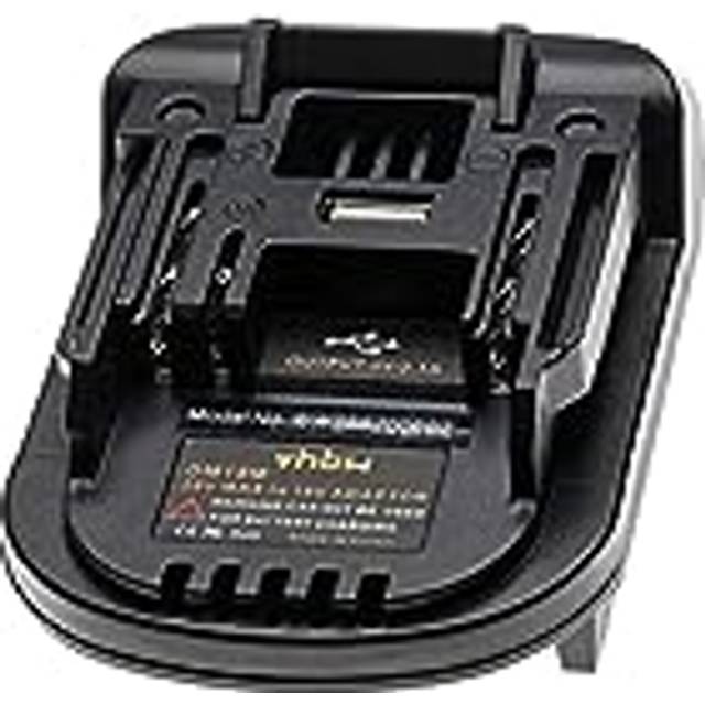 Vhbw - Battery Adapter compatible with DeWalt & Milwaukee 20 v Li-Ion batteries, Makita 18 v Li-Ion Tools