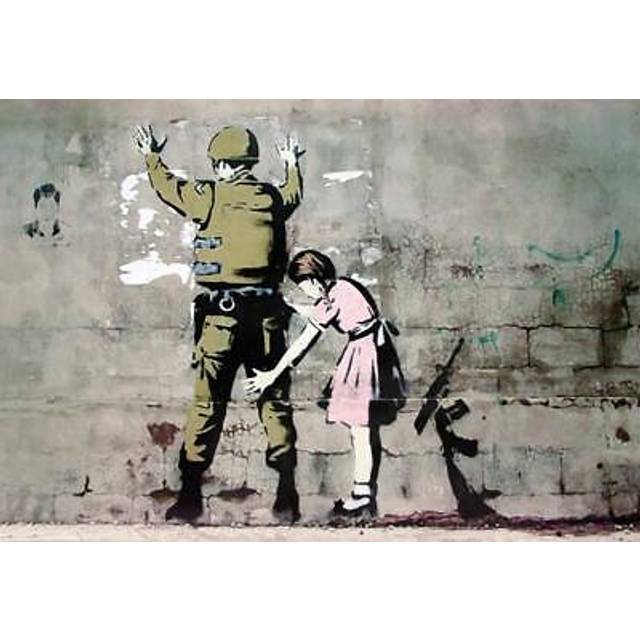 Banksy Poster Soldat und Mädchen