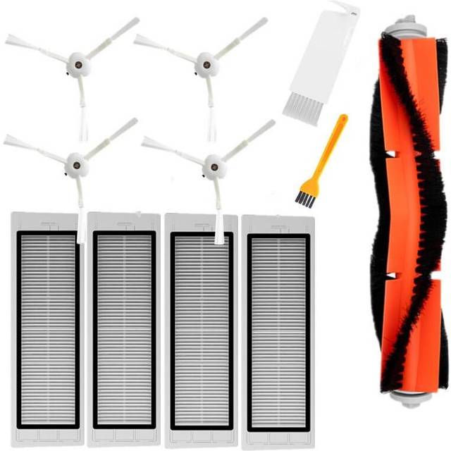 11PCS Parts Main Side Brush HEPA Filters Comb Cleaning Tool for Xiaomi Roborock Xiaowa Vacuum Cleaner Replacements Kit