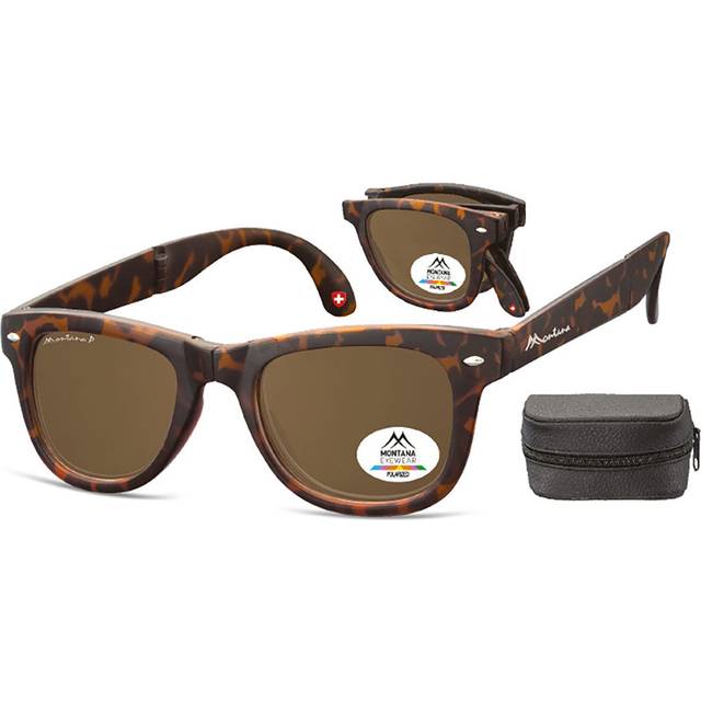 Montana Square Unisex Turtle Brown Polarized FS40 - One Size