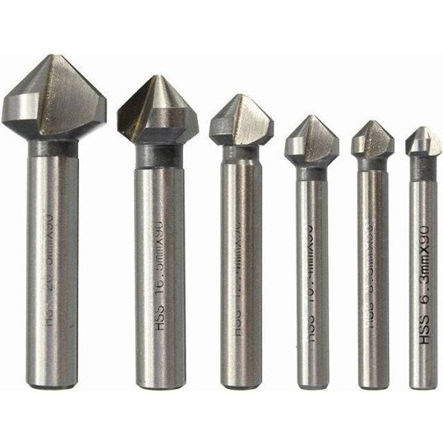 (6.3mm) 90 Degrees HSS Countersink Drill Bit 6.3mm -20.5mm Chamfer Drills Wood Working Tool