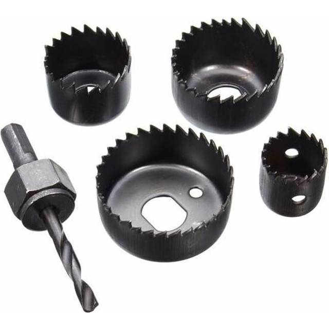 5pcs Hole Saw Set Cutter with Mandrel Wood Working Drill Bit 25mm/ 35mm/ 44mm/ 50mm