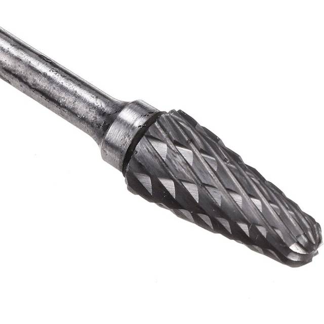 (8) 3x6mm Double Grain Tungsten Steel Grinding Head Rotary Burr Drill Bit Milling Cutter -VARS
