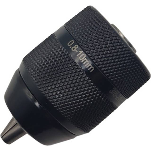 (A: Drill Chuck) 0.8-10mm 3-Jaw 3/8-24UNF Drill Chuck Quick Change Adapter SDS-Plus Shank 1/4 Inch Hex Square for Rotary Hammer Drill