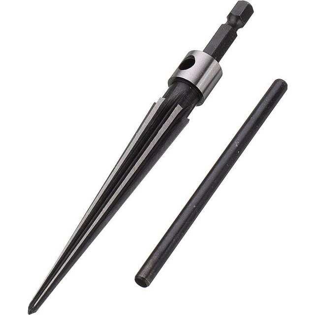3-13mm Bridge Pin Hole Hand Held Taper Reamer T Handle Tapered 6 Fluted Chamfer Bit Tool