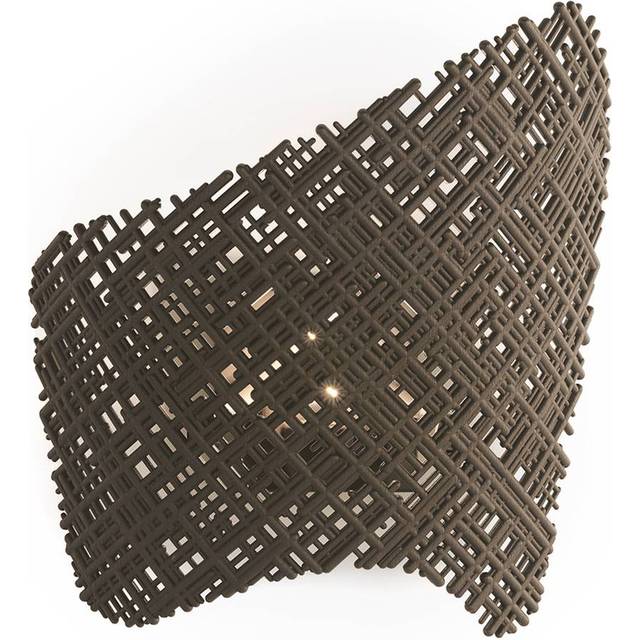 Kartell Tea Applique Wall Lamp 28x12x33 Antracite, Black | Barker & Stonehouse