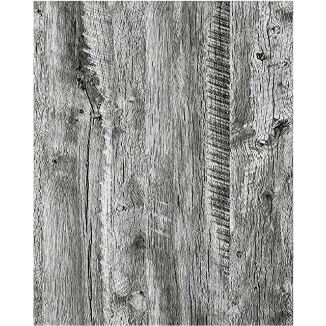 Grey Wood Effect Wallpaper Self Adhesive Contact Paper 441000cm Wood Stick on Wallpaper Peel and Stick Wallpaper Wood Vinyl Wrap Removable Sticky