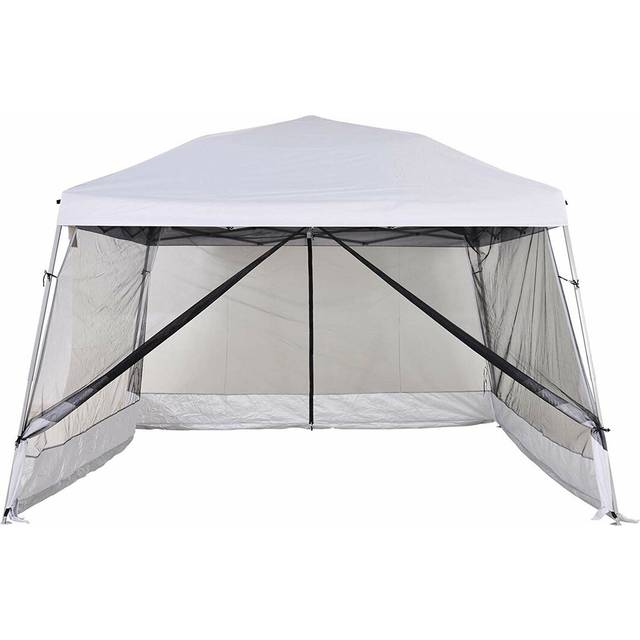 Milanna 4mx 4m Steel Pop-Up Gazebo - White