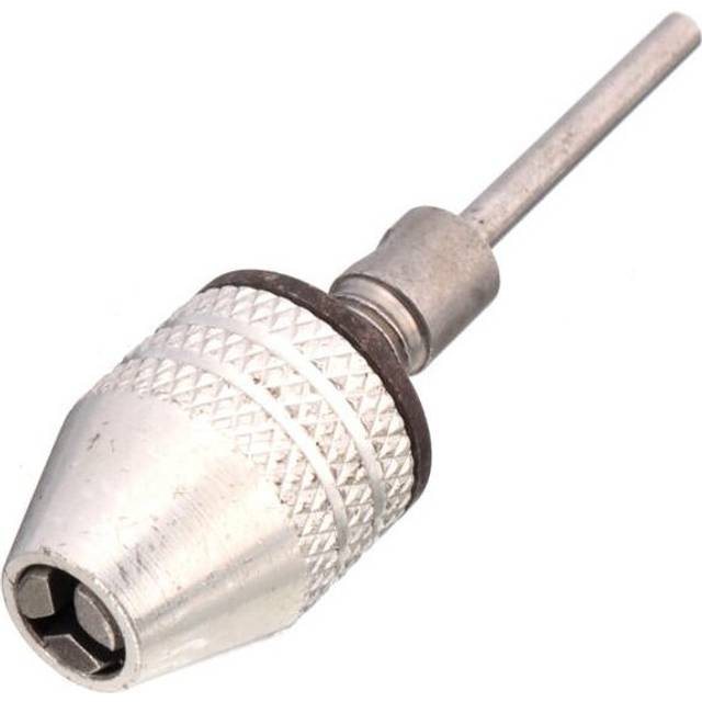 0.3-4mm Mini Keyless Drill Chuck Electric Grinder Adapter with 3mm Connecting Rod for Dremel