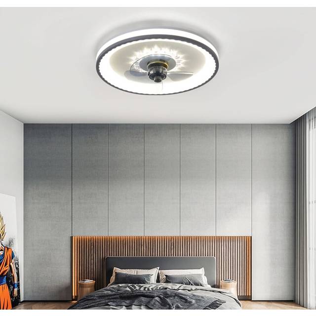 50cm LED Ceiling Fan Light Ceiling Fan Metal Painted Finishes Modern 220-240V
