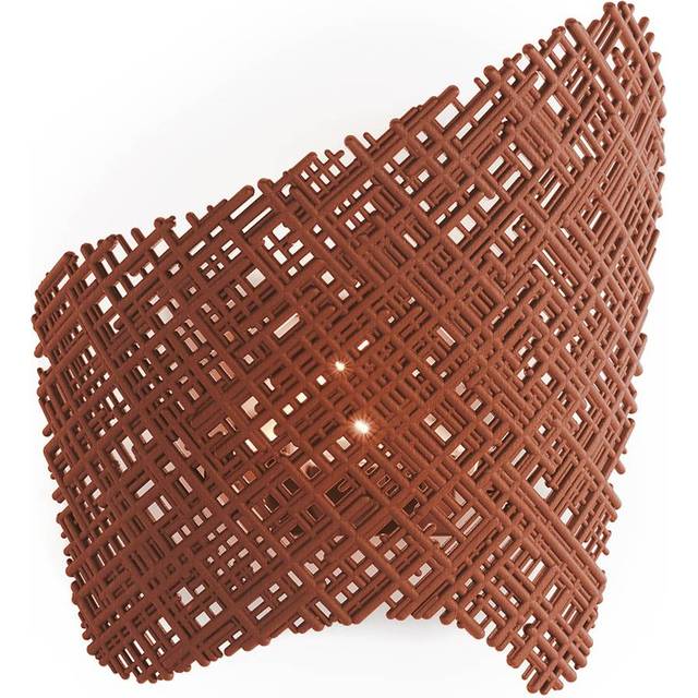 Kartell Tea Applique Wall Lamp 28x12x33 Terracotta, Orange | Barker & Stonehouse