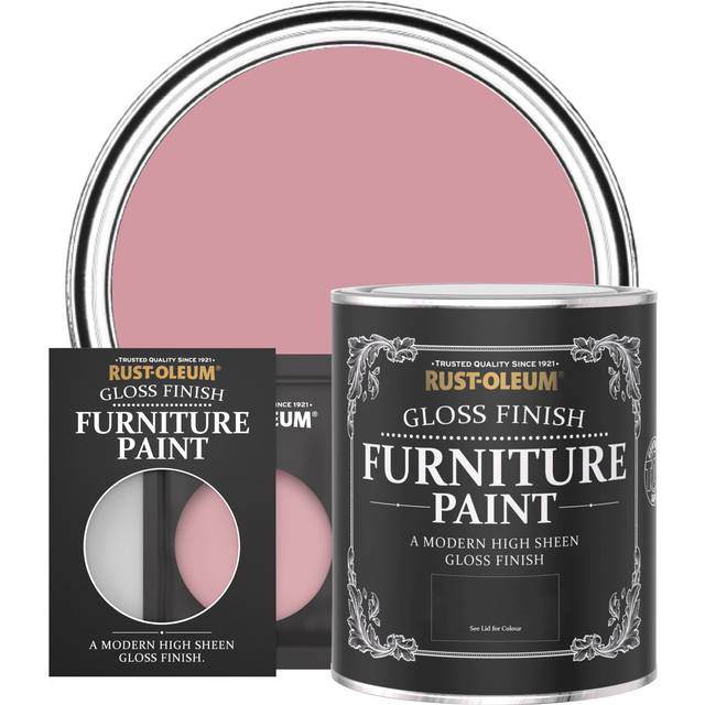 Rust-Oleum Gloss Furniture Paint - DUSKY PINK - 10ml - Pink