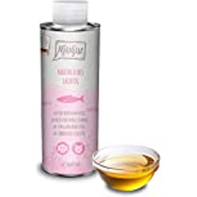 MjAMjAM - kosttillskott för hundar och katter - naturlig laxolja, 1 förpackning (1 x 500 g), naturlig utan några syntetiska konserveringsmedel