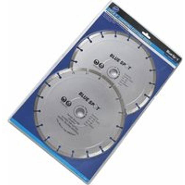 Blue Spot 19549 2 Piece 9 Inch Diamond Cutting Disc Set -  diamond cutting 2 disc 9 inch blue spot 19549 piece set x 230mm angle grinder