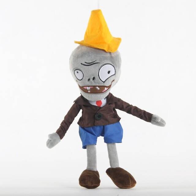 (Style6) 1pcs 30cm Plants vs Zombies Plush Toys Doll Duck Hats Pirate Zombies Plush Soft Stuffed Toys for Children Kids Gifts